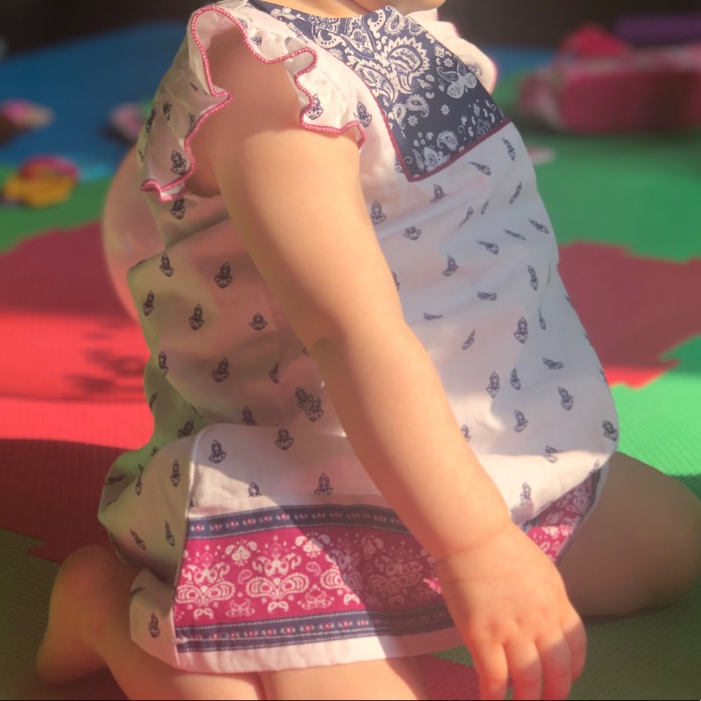 Summer dress and bloomers